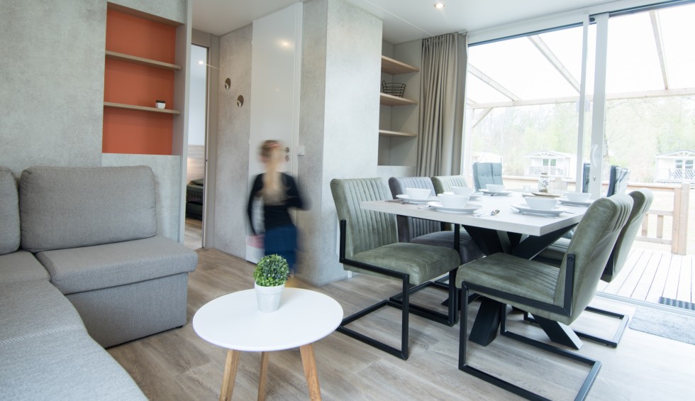 Chalet 6-persoons de luxe in Drenthe