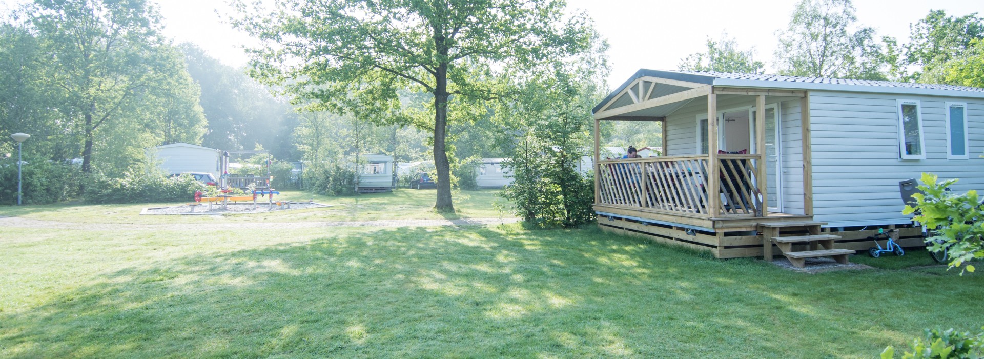 Chalet met frontkamer in Drenthe