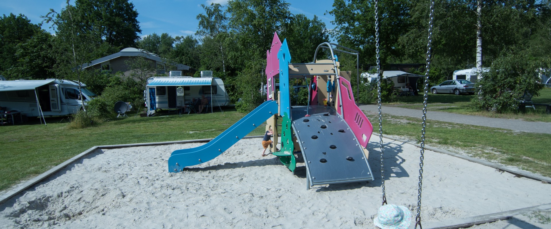 Speeltuin de brandweerwagen