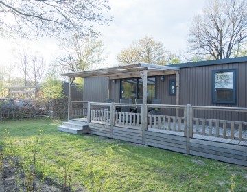 Chalet 6-persoons de luxe in Drenthe