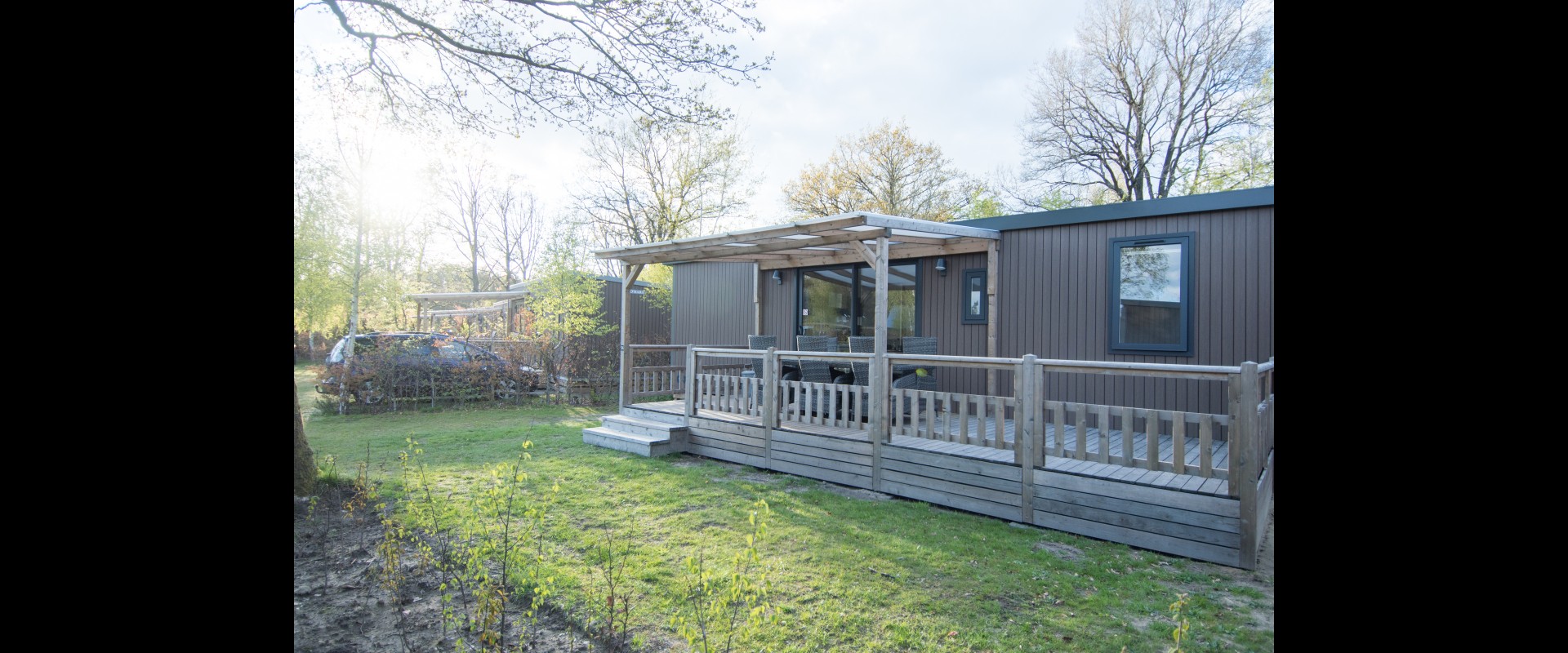 Chalet 6-persoons de luxe in Drenthe