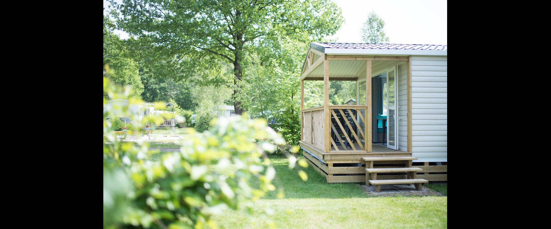 Chalet met frontkamer in Drenthe