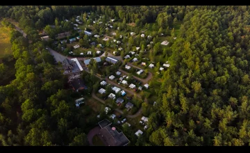 Luchtfoto camping de berken