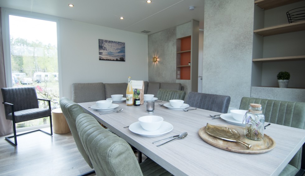 Chalet 6-persoons de luxe in Drenthe