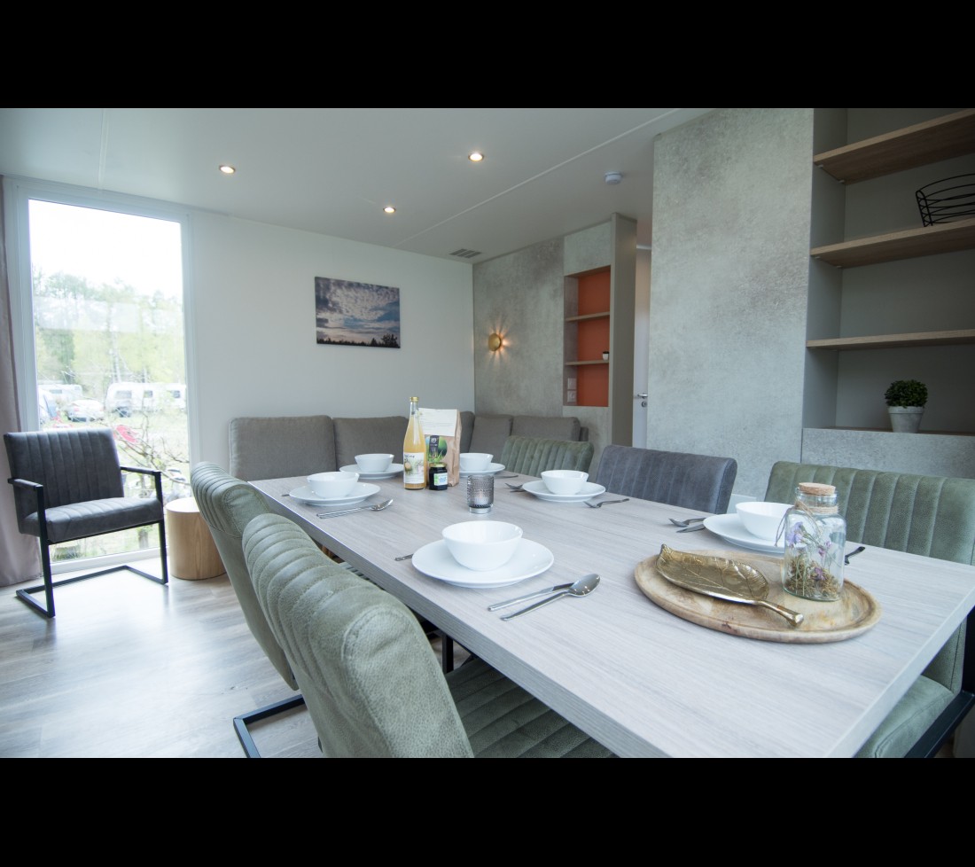 Chalet 6-persoons de luxe in Drenthe