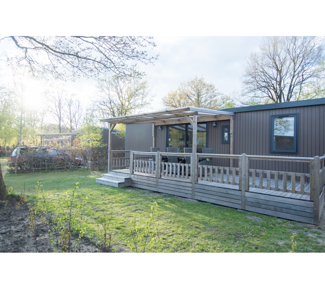 Chalet 6-persoons de luxe in Drenthe