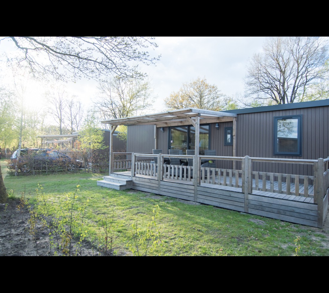 Chalet 6-persoons de luxe in Drenthe