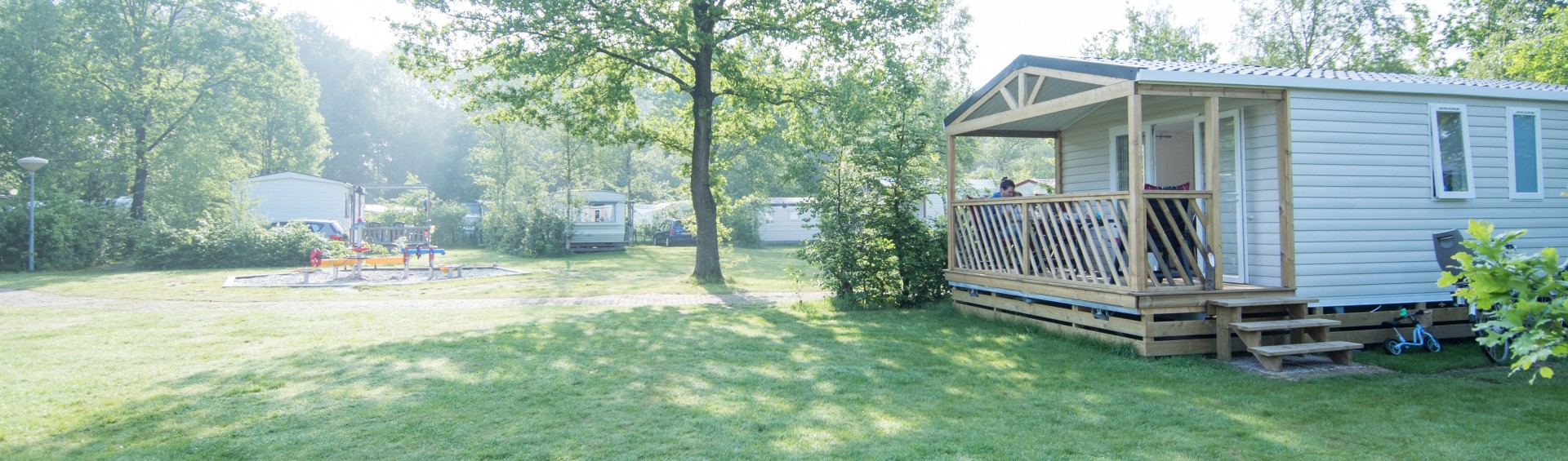 Chalet met frontkamer in Drenthe