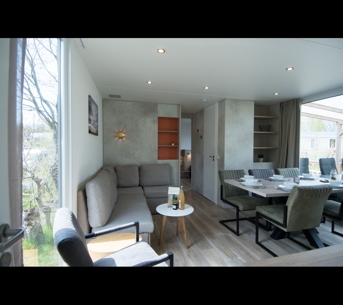 Chalet 6-persoons de luxe in Drenthe
