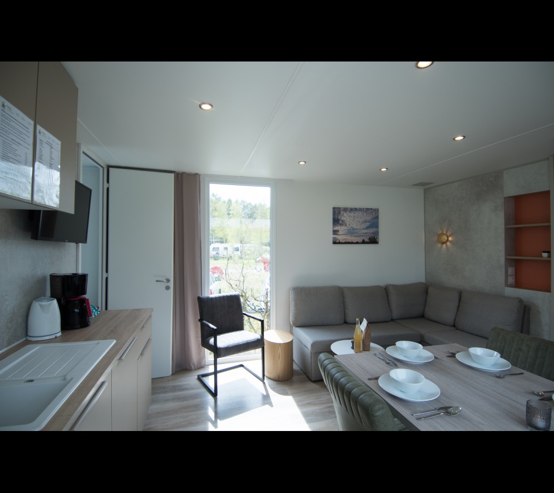 Chalet 6-persoons de luxe in Drenthe