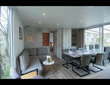 Chalet 6-persoons de luxe in Drenthe