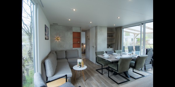 Chalet 6-persoons de luxe in Drenthe