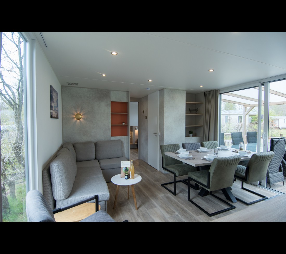 Chalet 6-persoons de luxe in Drenthe