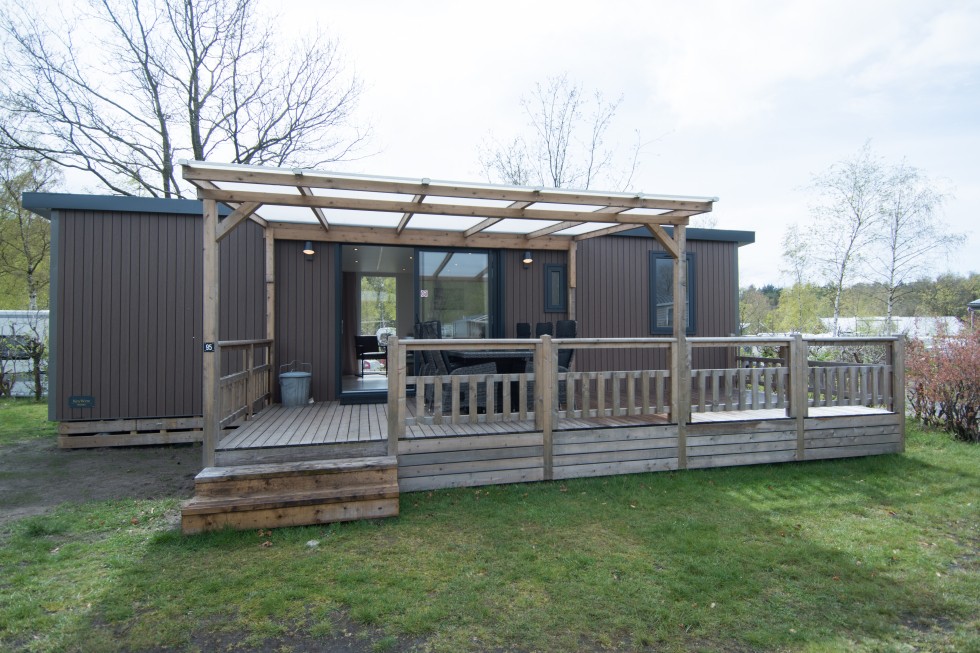 Chalet 6-persoons de luxe in Drenthe