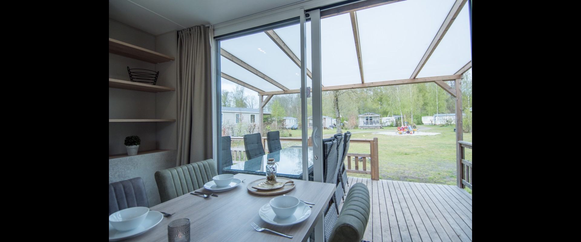 Chalet 6-persoons de luxe in Drenthe