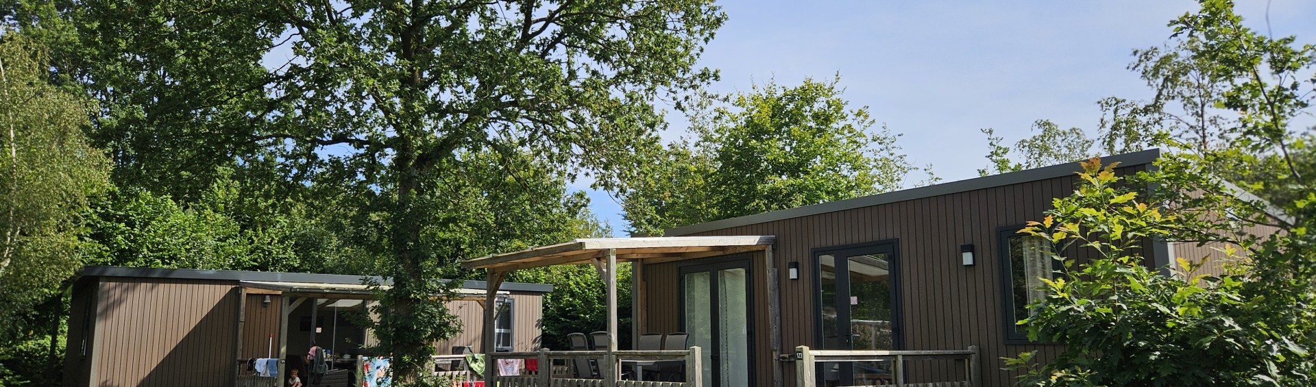 Chalets op camping de Berken